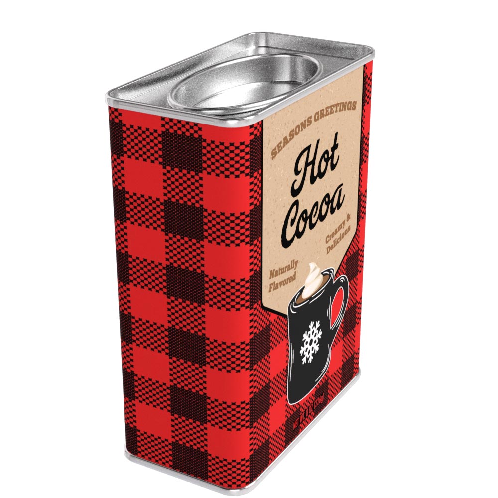 Winter Warmer Season's Greetings Hot Cocoa (8oz Rectangle Tin)