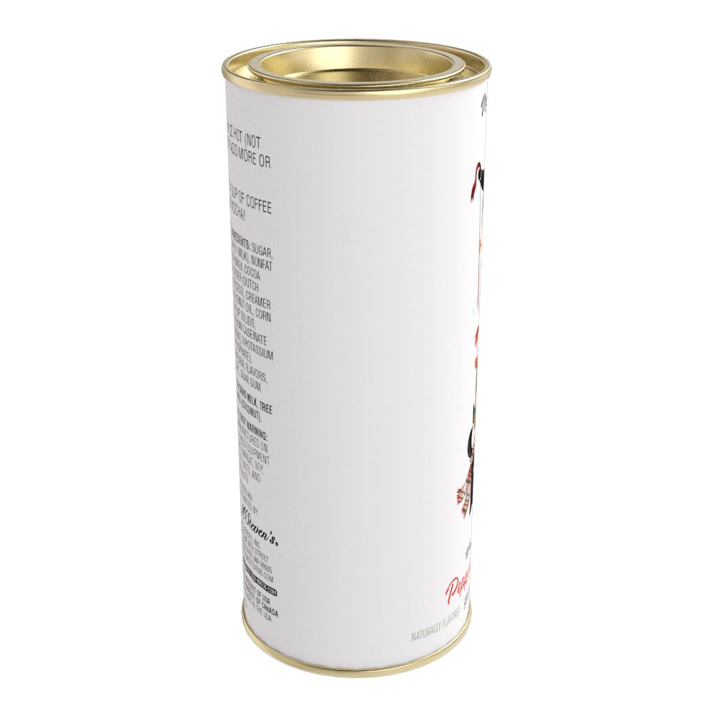 Penguins "Wrapping Fun" Peppermint Stick Cocoa (9oz Round Tin)