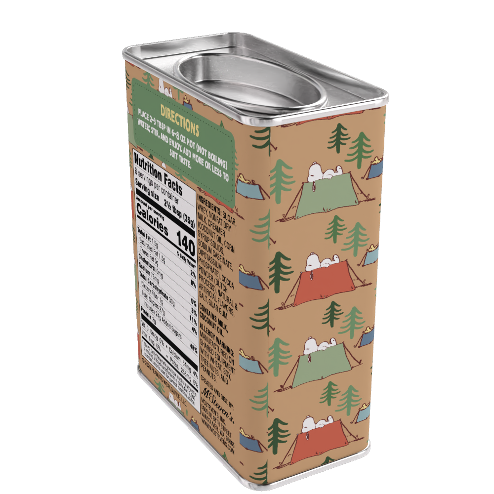 Peanuts® Snoopy Camp Life S'mores Cocoa (8oz Rectangle Tin)