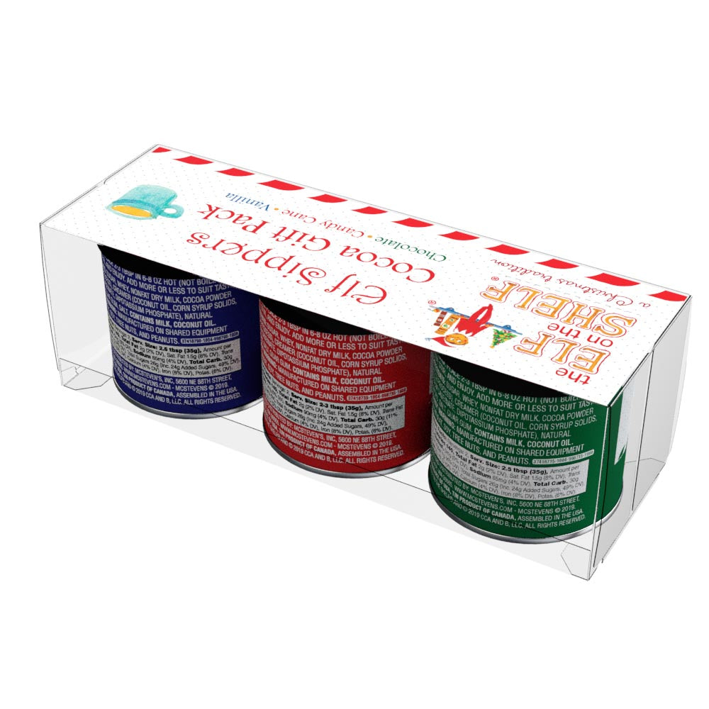 Elf On The Shelf® Elf Sippers Hot Cocoa Gift Set (Three 3oz Round Tins)