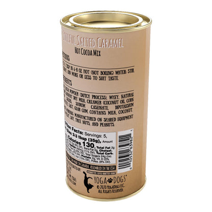 Yoga Dogs® Soulful Salted Caramel Cocoa (7oz Round Tin)