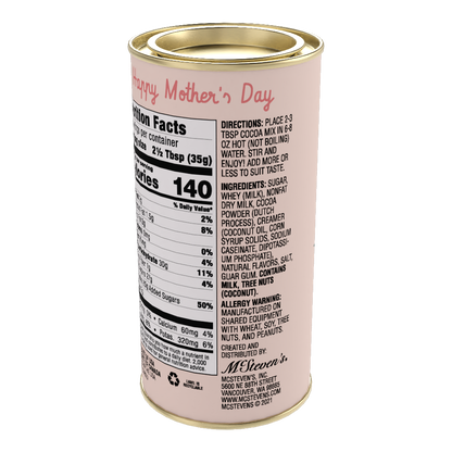 Happy Mother's Day Double Chocolate Cocoa (7oz Round Tin)