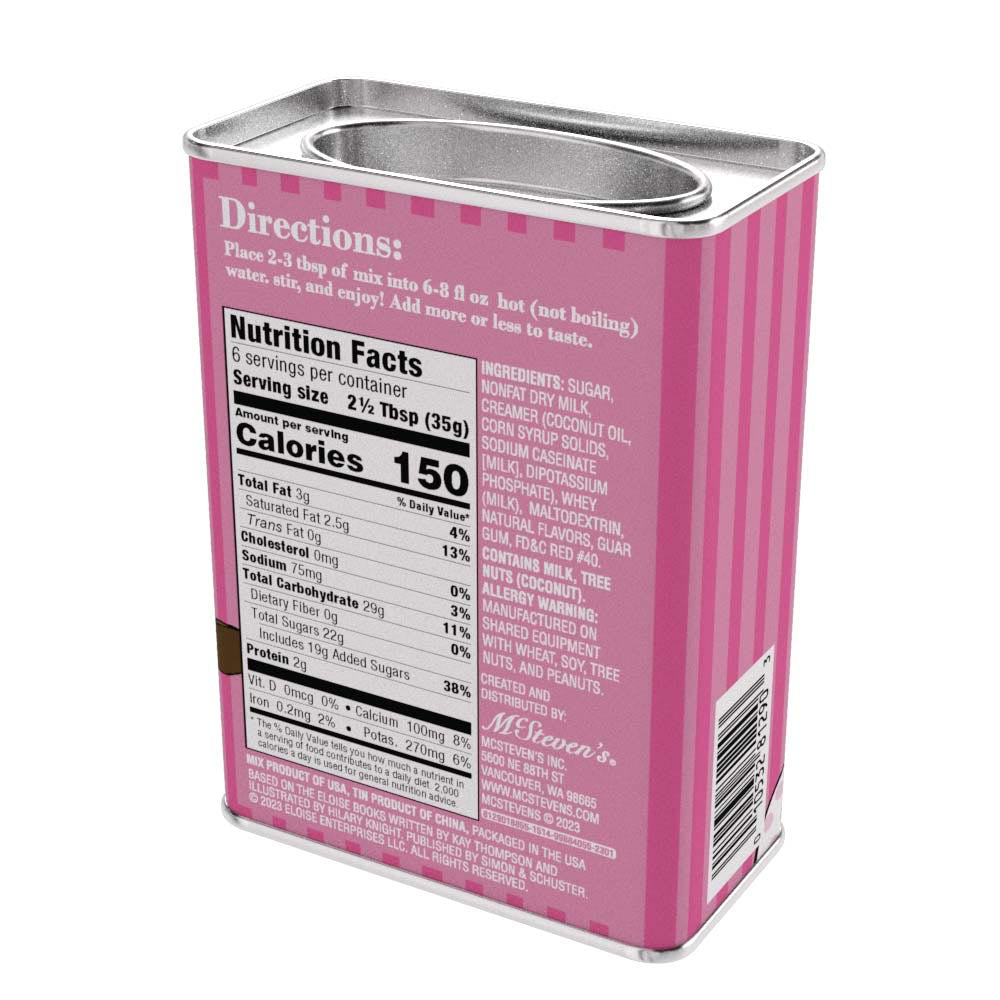 Eloise™ & Weenie Pink Hot Chocolate (8oz Rectangle Tin)