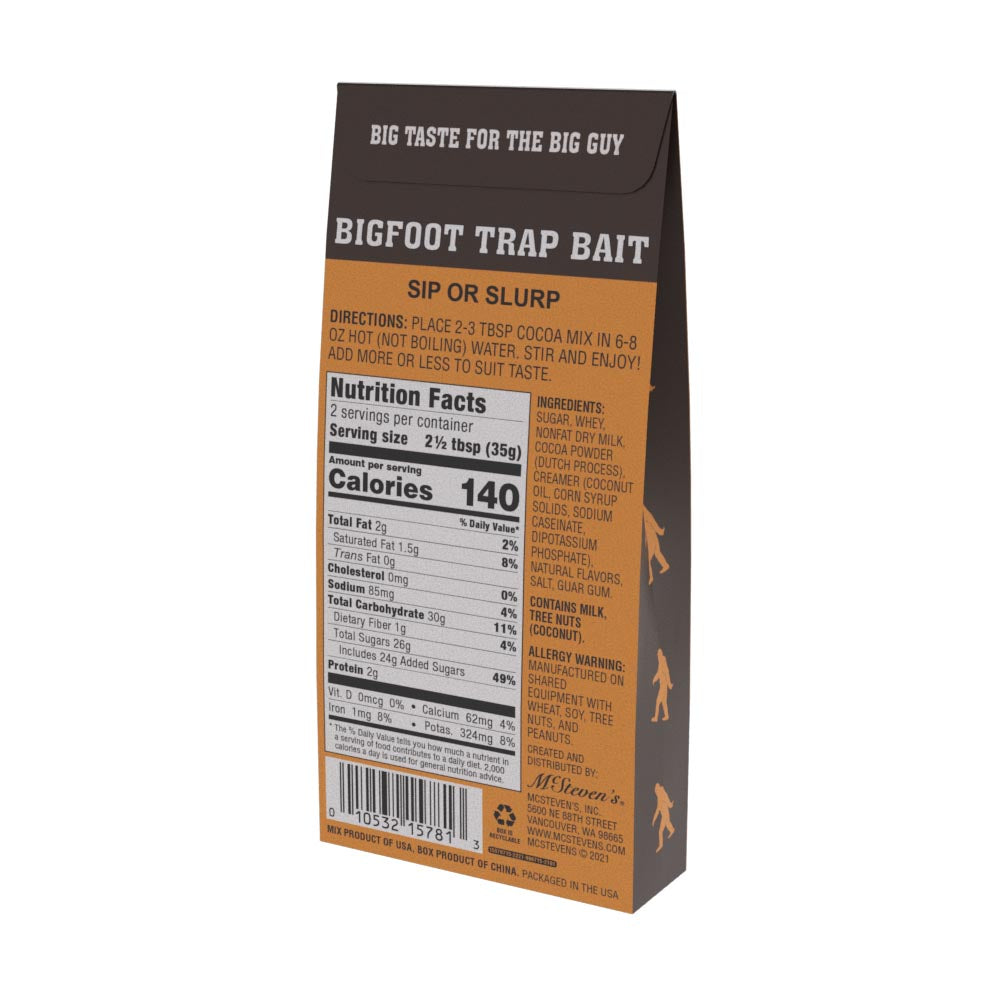 Bigfoot Trap Bait Chocolate Soup (2.5oz Tent Box)