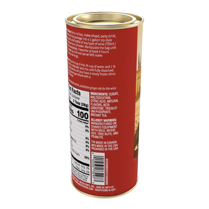 McSteven's Red or White Wine Slush - Peach Mango (12oz Round Tin)