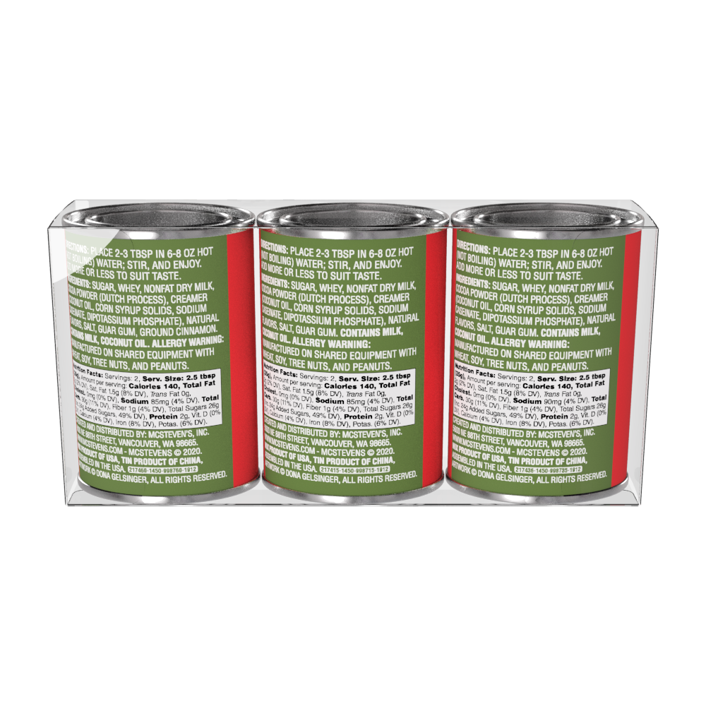 Dona Gelsinger® Santa Cocoa Gift Set (Three 2.5oz Tins)