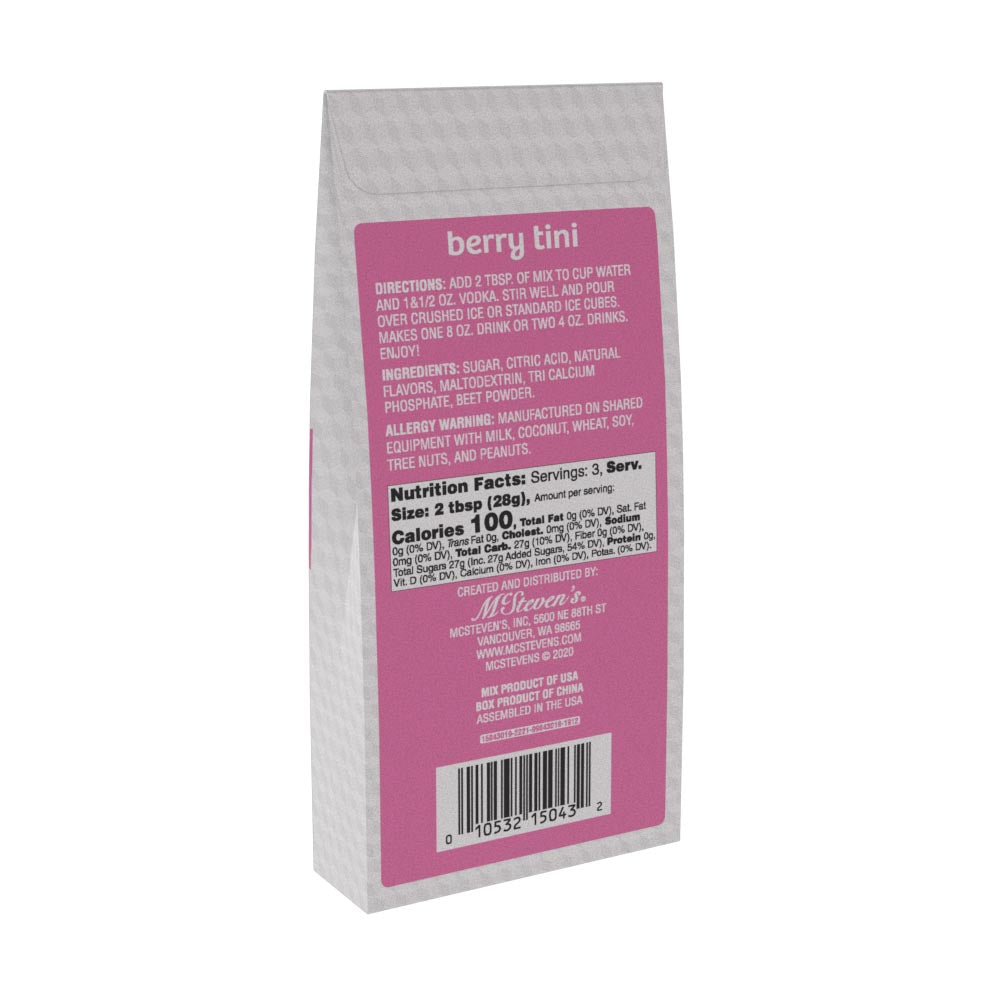 Cocktail Party Berry Tini (3oz Tent Box)