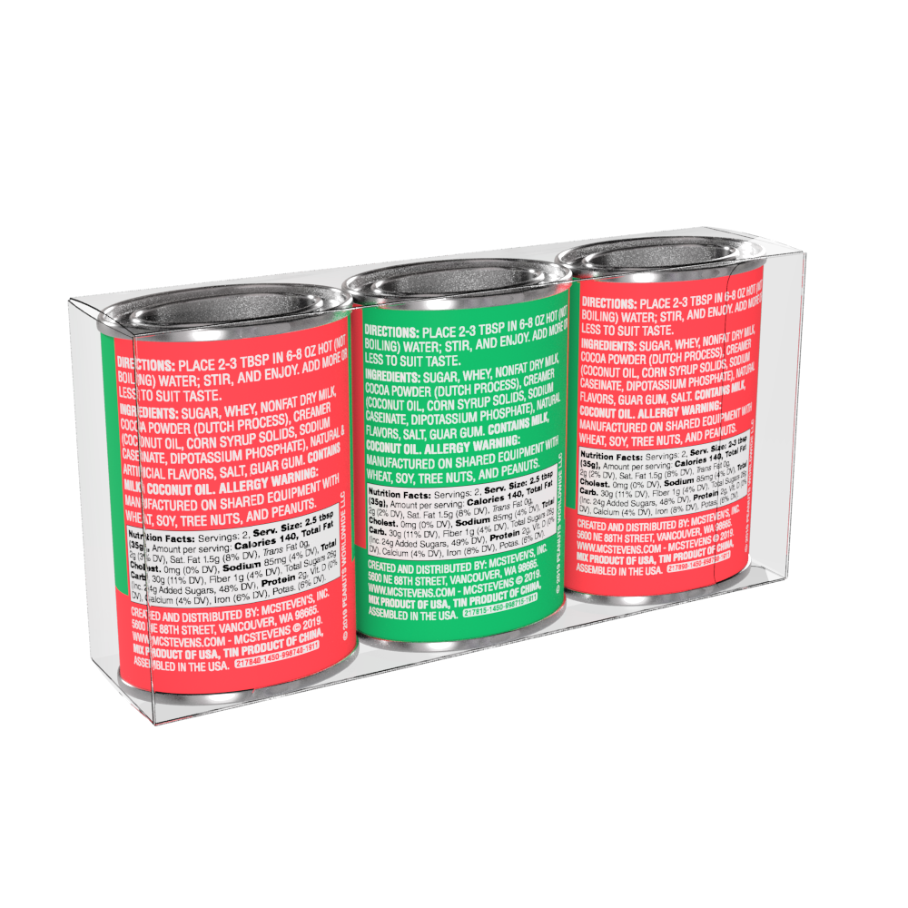 Peanuts® Christmas Cocoa Gift Set (Three 2.5oz Oval Tins)