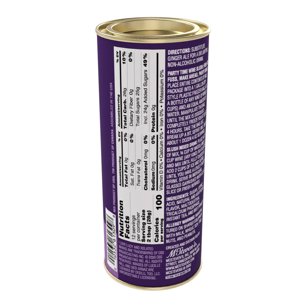 I Love Lucy's© Wine Slush (12oz Round Tin)