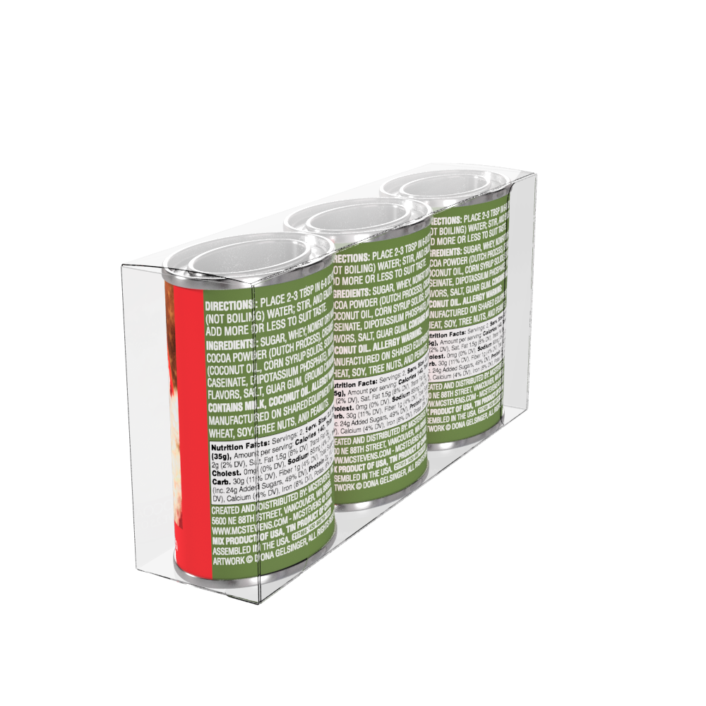 Dona Gelsinger® Santa Cocoa Gift Set (Three 2.5oz Tins)