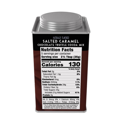 Harry & David® Truffle Cocoa - Salted Caramel Chocolate (6.25oz Square Tin)