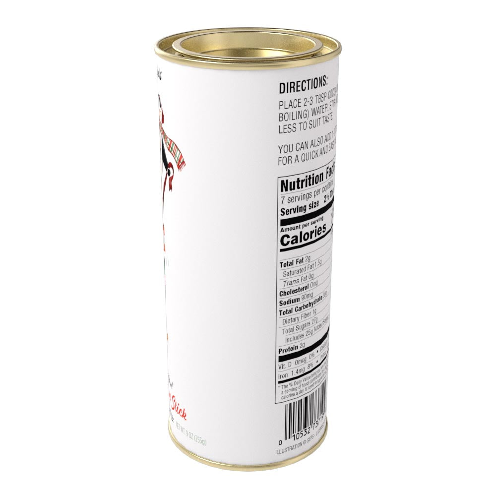 Penguins "Wrapping Fun" Peppermint Stick Cocoa (9oz Round Tin)