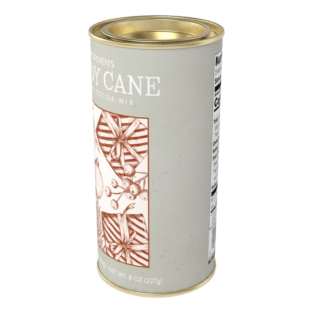 Luxury Candy Cane Hot Cocoa (7oz Round Tin)