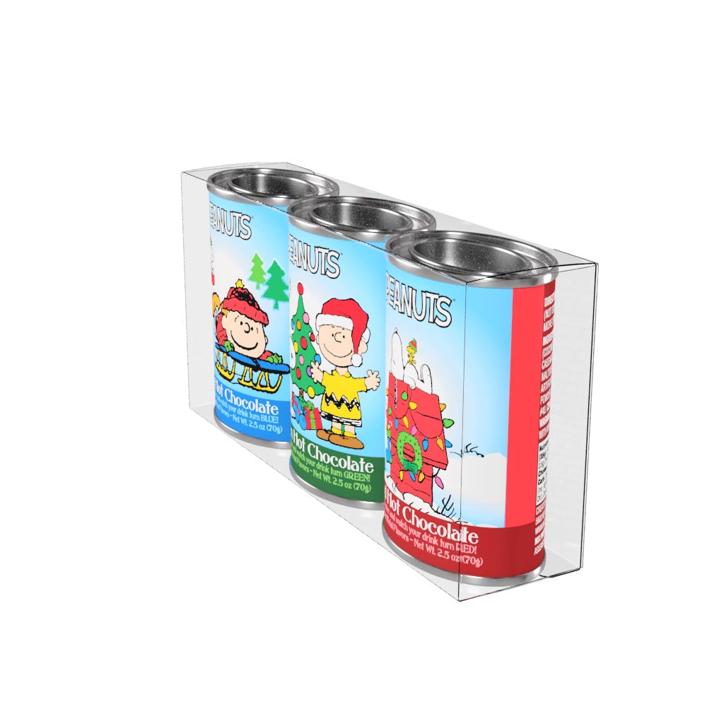 Peanuts® Christmas Colorful Hot Chocolate Gift Set (Three 2.5oz Oval Tins)