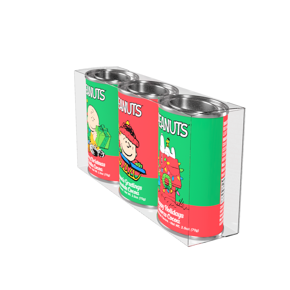 Peanuts® Christmas Cocoa Gift Set (Three 2.5oz Oval Tins)