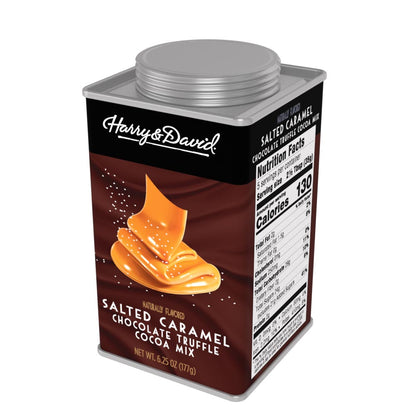 Harry & David® Truffle Cocoa - Salted Caramel Chocolate (6.25oz Square Tin)