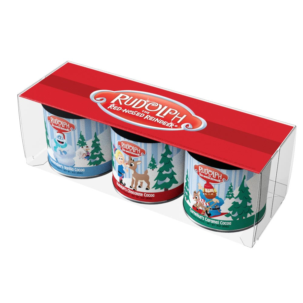 Rudolph The Red-Nosed Reindeer© Rounds Cocoa Gift Set (Three 3oz Round Tins)