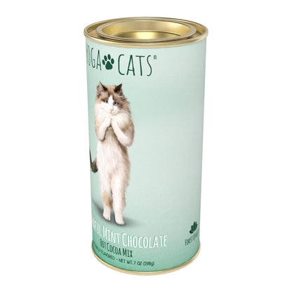 Yoga Cats® Mindful Mint Chocolate Cocoa (7oz Round Tin)