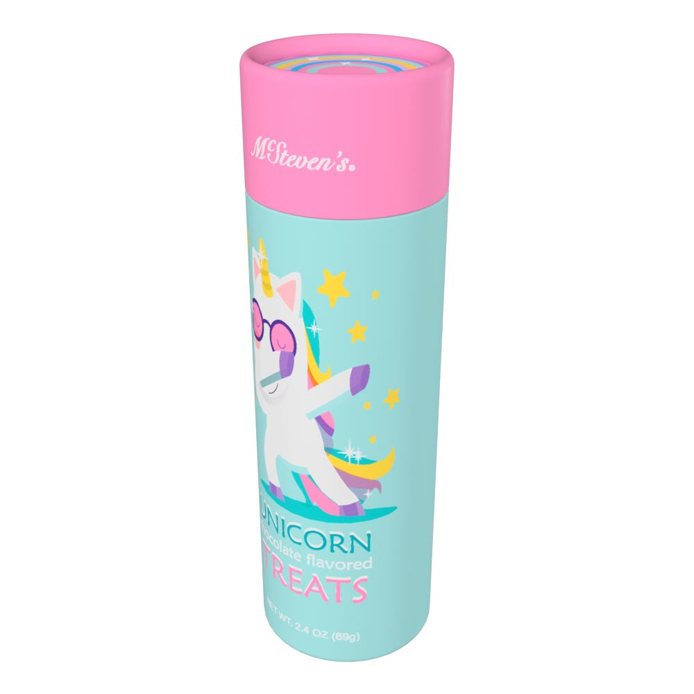 Unicorn Chocolate Candy Treat (2.4oz Round Tube)