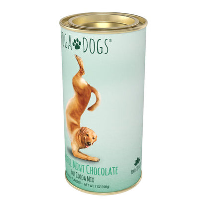 Yoga Dogs® Mindful Mint Chocolate Cocoa (7oz Round Tin)