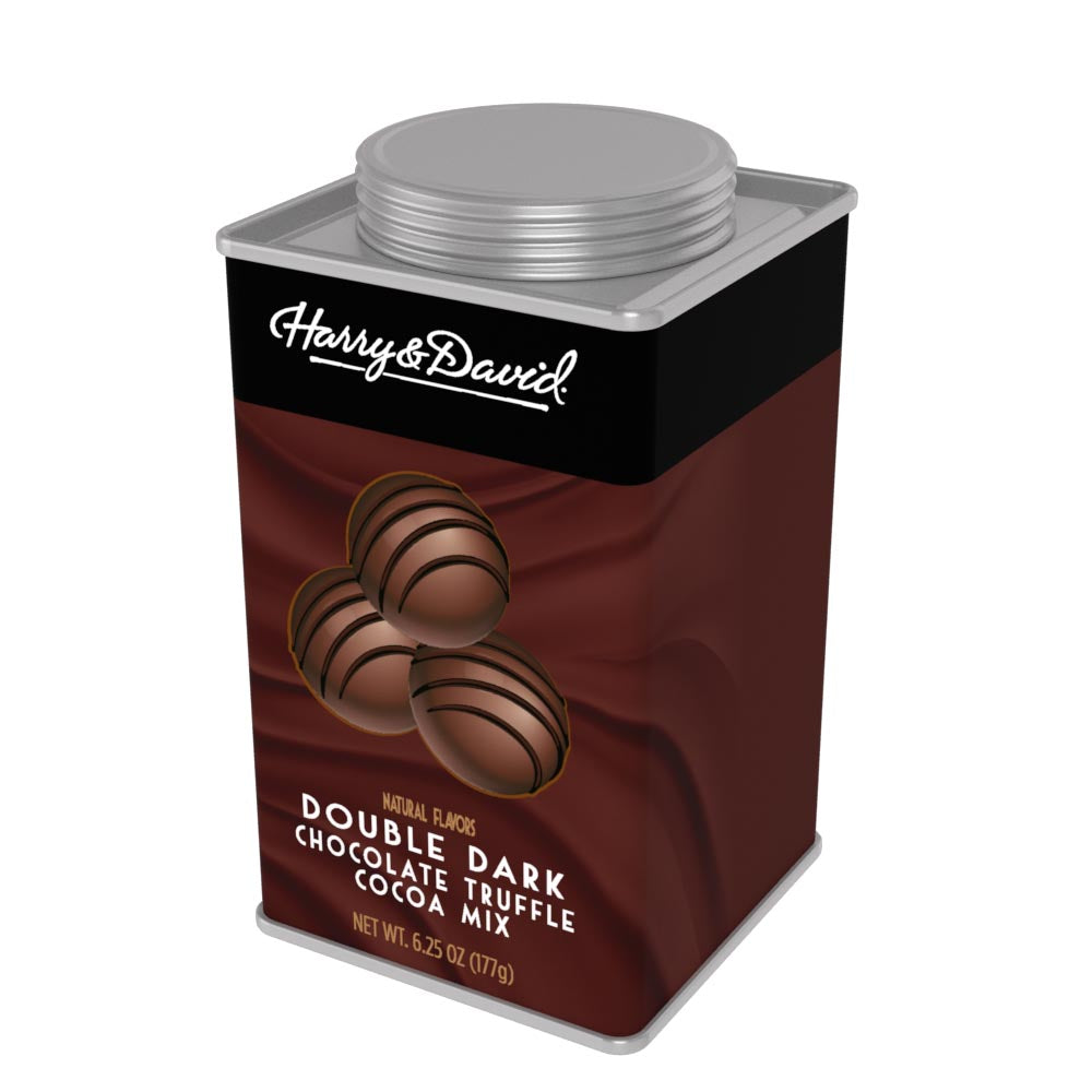 Harry & David® Truffle Cocoa - Double Dark Chocolate (6.25oz Square Tin)