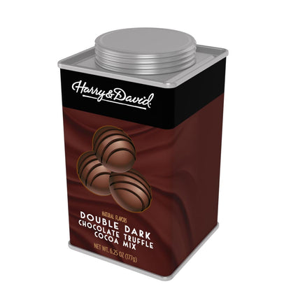 Harry & David® Truffle Cocoa - Double Dark Chocolate (6.25oz Square Tin)