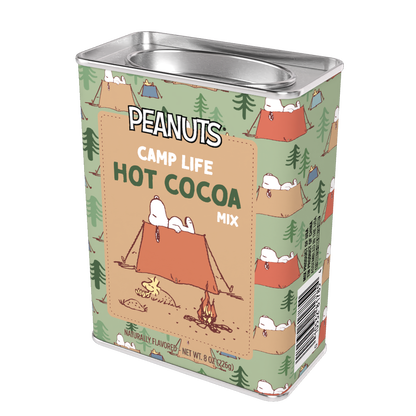 Peanuts® Snoopy Camp Life Chocolate Cocoa (8oz Rectangle Tin)