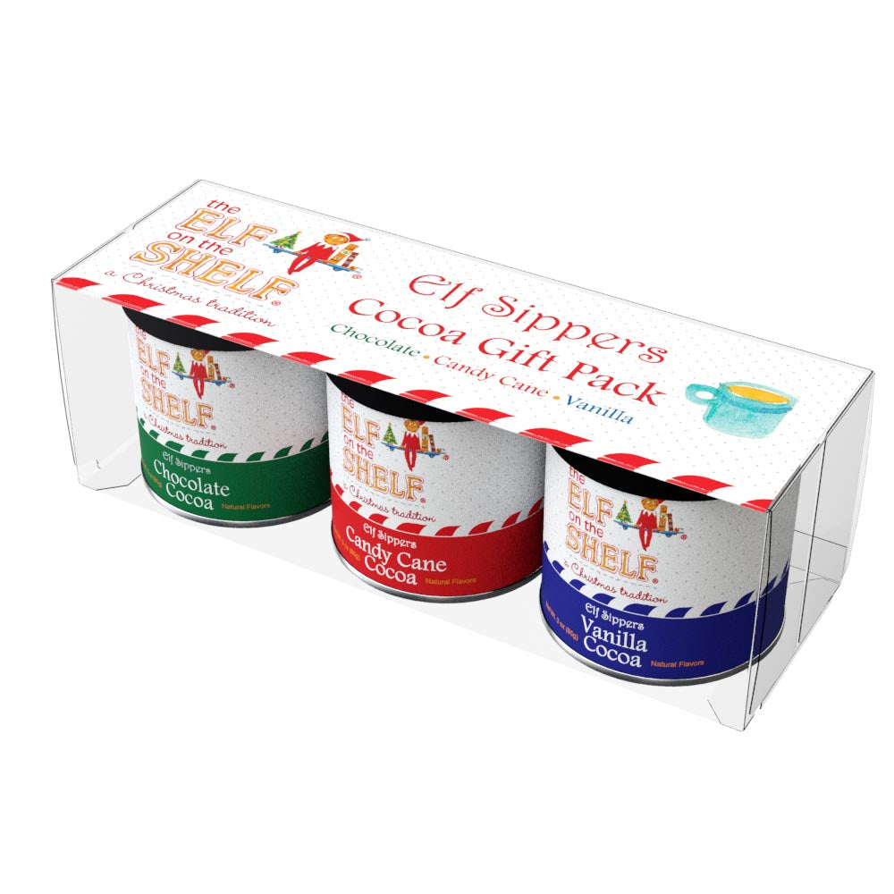 Elf On The Shelf® Elf Sippers Hot Cocoa Gift Set (Three 3oz Round Tins)