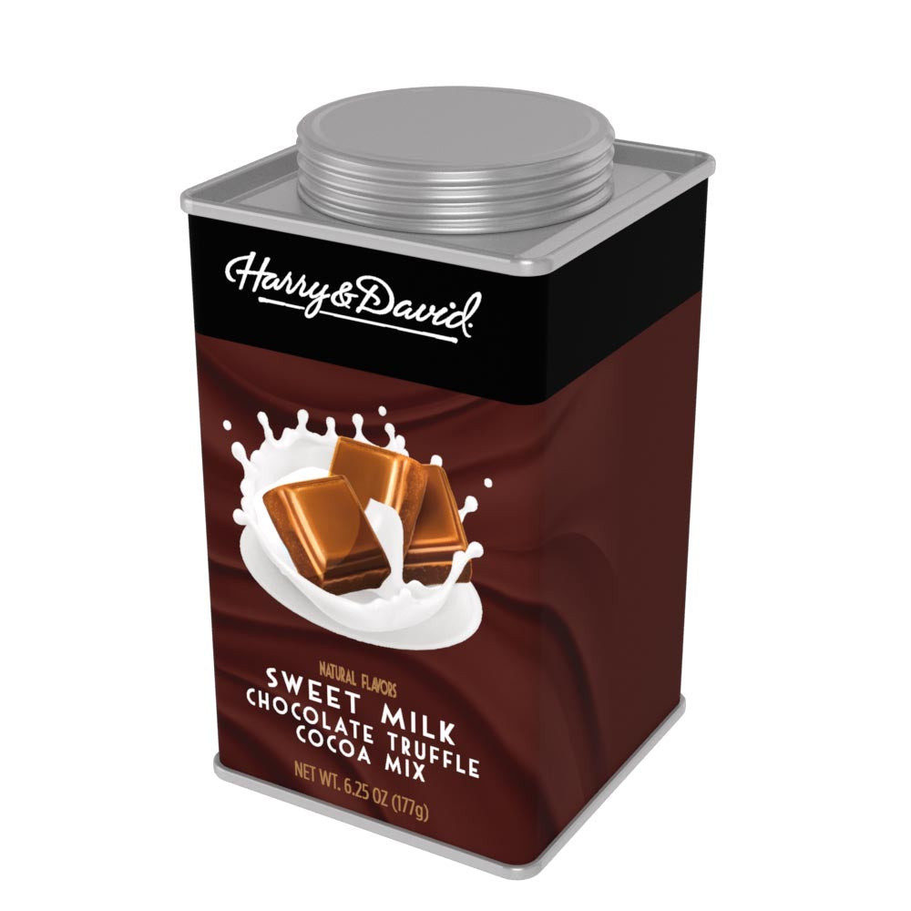 Harry & David® Truffle Cocoa - Sweet Milk Chocolate (6.25oz Square Tin)