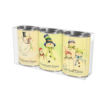 Debbie Taylor-Kerman Snow Family Cocoa Gift Set (Three 2.5oz Tins)