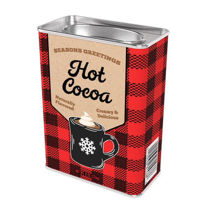 Winter Warmer Season's Greetings Hot Cocoa (8oz Rectangle Tin)