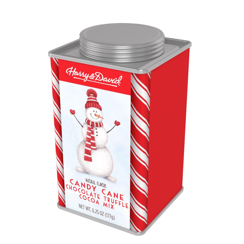 Harry & David® Holiday Candy Cane Chocolate Truffle Cocoa (6.25oz Square Tin)