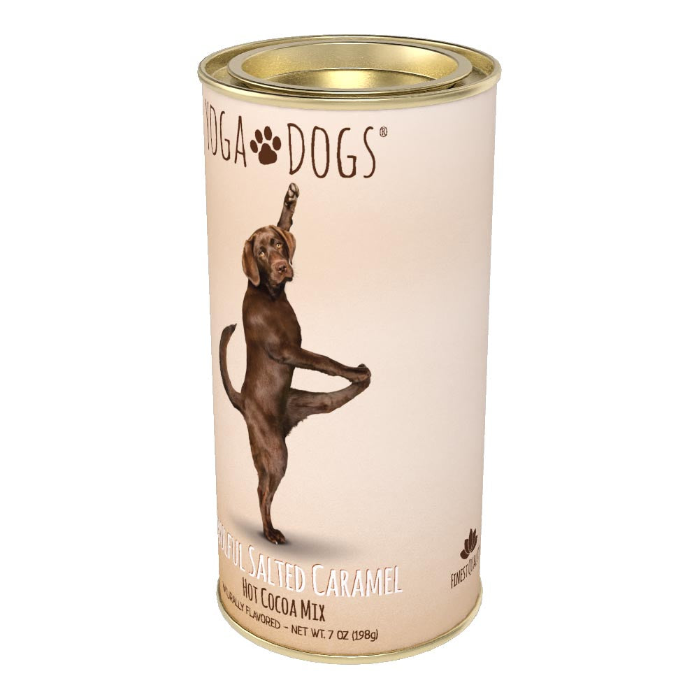 Yoga Dogs® Soulful Salted Caramel Cocoa (7oz Round Tin)