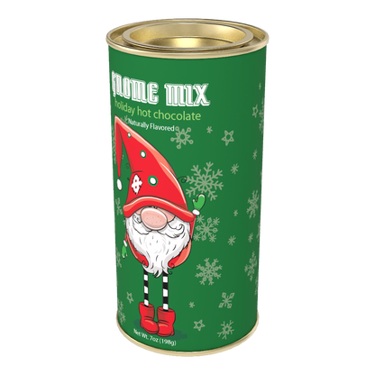 Holiday Gnome Mix Hot Chocolate  (7oz Round Tin)