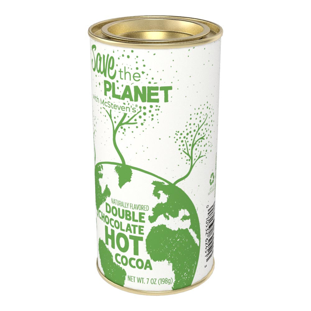 McSteven's Save the Planet Double Chocolate Hot Cocoa (7oz Round Tin)