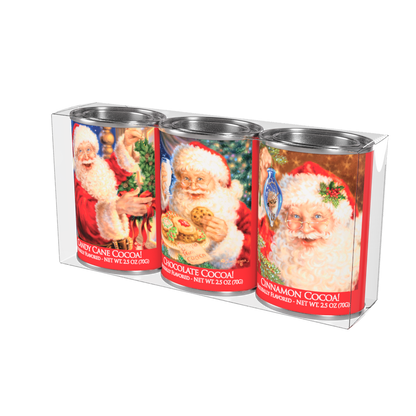 Dona Gelsinger® Santa Cocoa Gift Set (Three 2.5oz Tins)