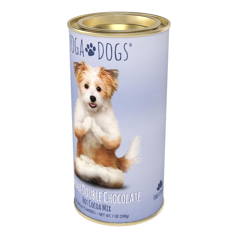 Yoga Dogs® Dharma Double Chocolate Cocoa (7oz Round Tin)