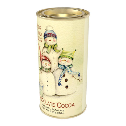 Snow Family "Your Family Rocks!" Chocolate Cocoa (7 oz Round Tin)