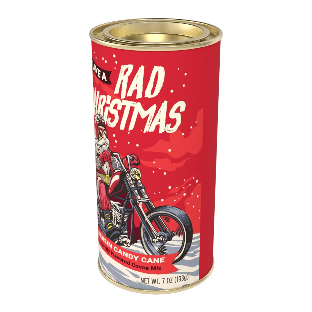 Rad Christmas Cruisin Candy Cane Cocoa (7oz Round Tin)