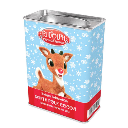 Rudolph The Red-Nosed Reindeer© Rudolph's North Pole Chocolate Cocoa (8oz Rectangle Tin)