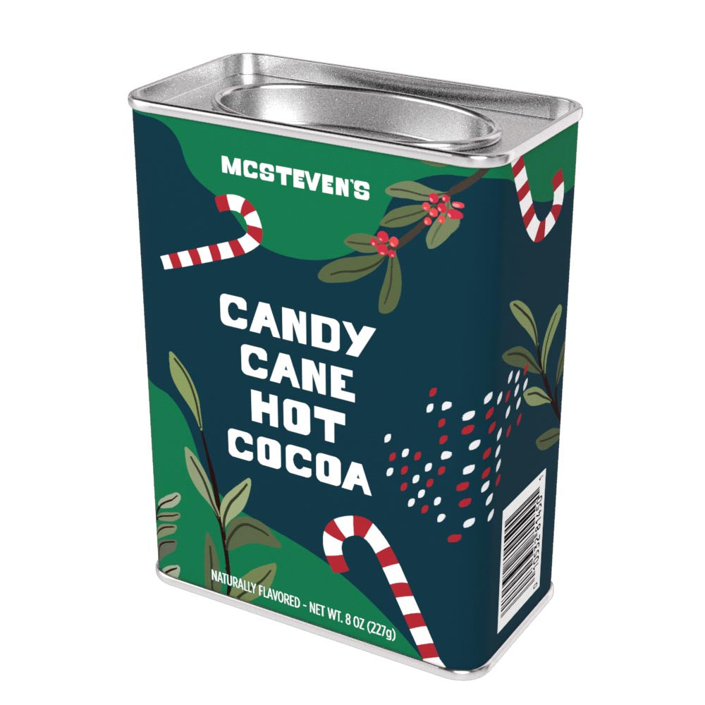 Floral Candy Cane Cocoa (8oz Rectangular tin)