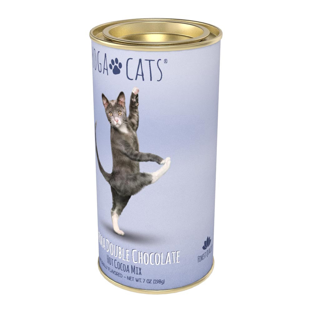 Yoga Cats® Dharma Double Chocolate Cocoa (7oz Round Tin)