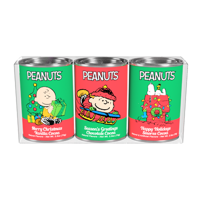 Peanuts® Christmas Cocoa Gift Set (Three 2.5oz Oval Tins)