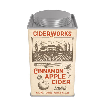 McSteven's Ciderworks Cinnamon Spiced Apple Cider Mix (8oz Square Tin)