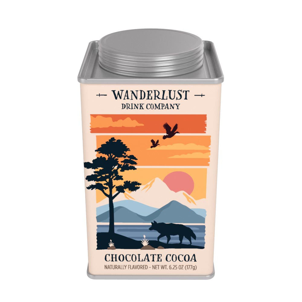 Wanderlust Chocolate Cocoa (6.25oz Square Tin)