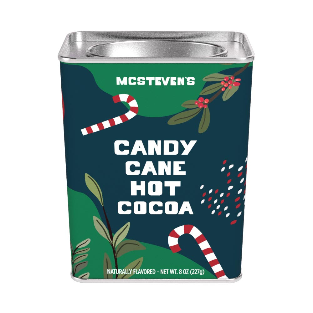 Floral Candy Cane Cocoa (8oz Rectangular tin)