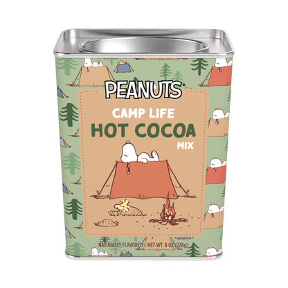 Peanuts® Snoopy Camp Life Chocolate Cocoa (8oz Rectangle Tin)