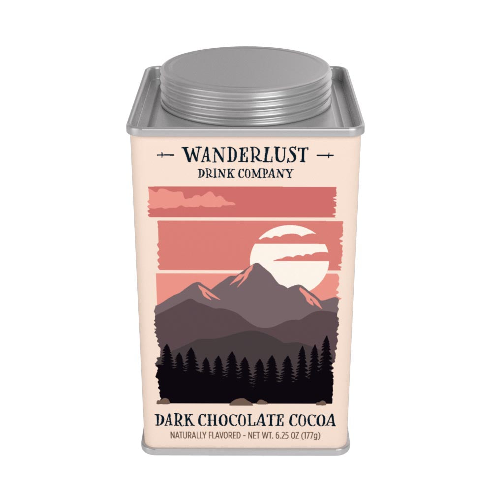 Wanderlust Dark Chocolate Cocoa (6.25oz Square Tin)