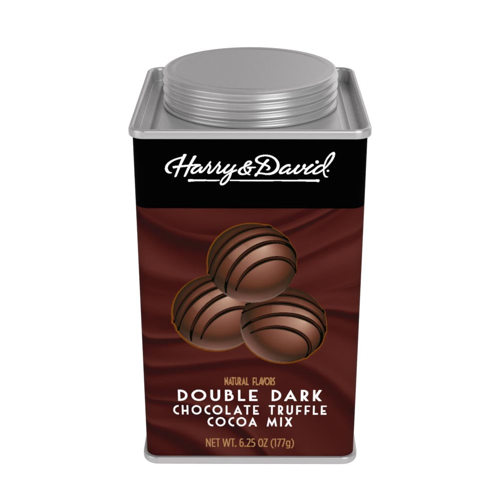 Harry & David® Truffle Cocoa - Double Dark Chocolate (6.25oz Square Tin)