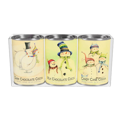 Debbie Taylor-Kerman Snow Family Cocoa Gift Set (Three 2.5oz Tins)